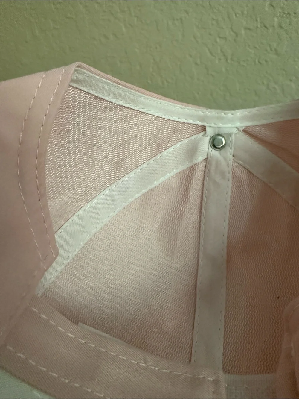 Ponytail Hat - Rose Pink or Light Pink - Velcro Back - Brand New!